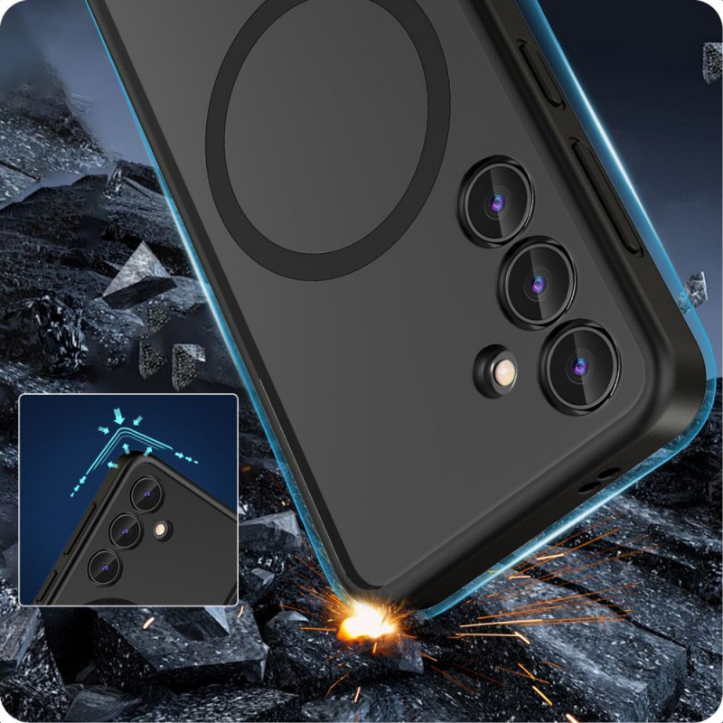 Custodia Tech-Protect MagMat MagSafe per Samsung Galaxy S24 Ultra, nero opaco
