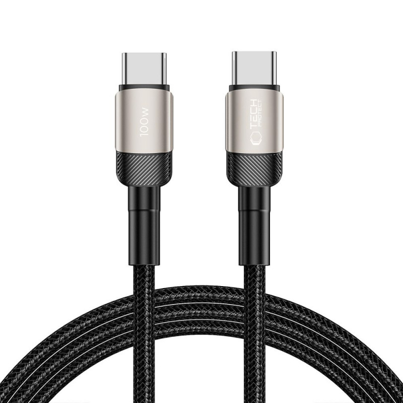 Cavo Tech-Protect UltraBoost Evo USB-C / USB-C 100W 5A 200cm Titanium