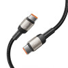 Cavo Tech-Protect UltraBoost Evo USB-C / USB-C 100W 5A 100cm Titanium