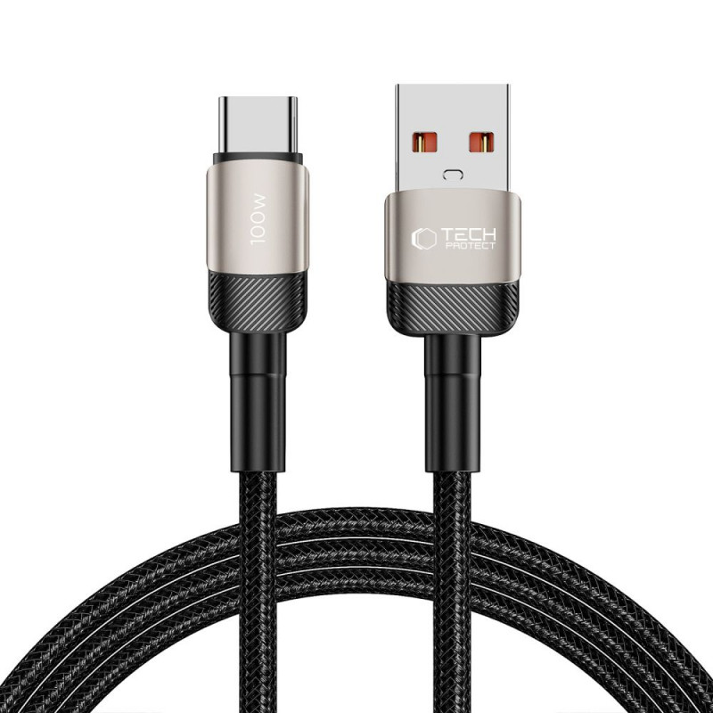 Cavo Tech-Protect UltraBoost Evo USB-A / USB-C 100W 5A 200cm Titanium