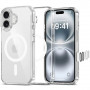 Custodia Tech-Protect Flexair Hybrid CC MagSafe per Apple iPhone 16, trasparente