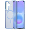 Custodia Tech-Protect Magmat MagSafe per Samsung Galaxy A57 5G, azzurro ghiaccio opaco