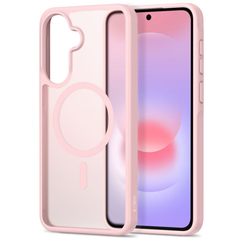 Custodia Tech-Protect Magmat MagSafe per Samsung Galaxy A36 / A56 / A37 5G, rosa opaco