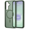 Custodia Tech-Protect Magmat MagSafe per Samsung Galaxy A36 / A56 / A37 5G, verde opaco