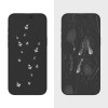 Vetro temperato Tech-Protect Glass Fit+ per Motorola Moto G67 / G77, nero (2 pz)