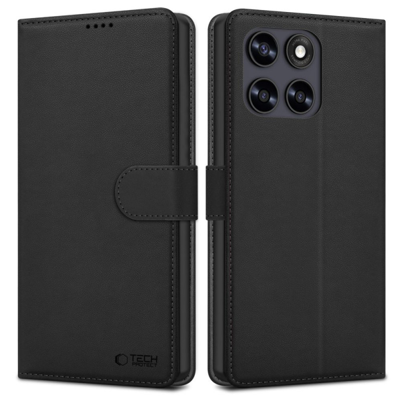 Custodia Wallet Tech-Protect per Motorola Moto G67 / G77, nera