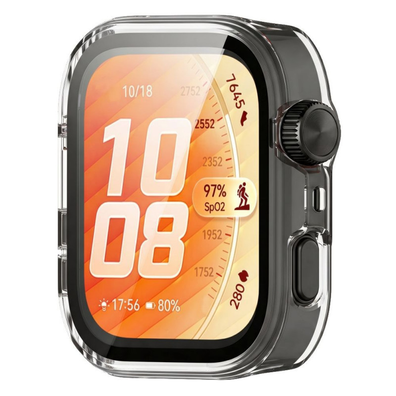 Custodia Tech-Protect Defense per Huawei Watch Fit 5 Pro, trasparente