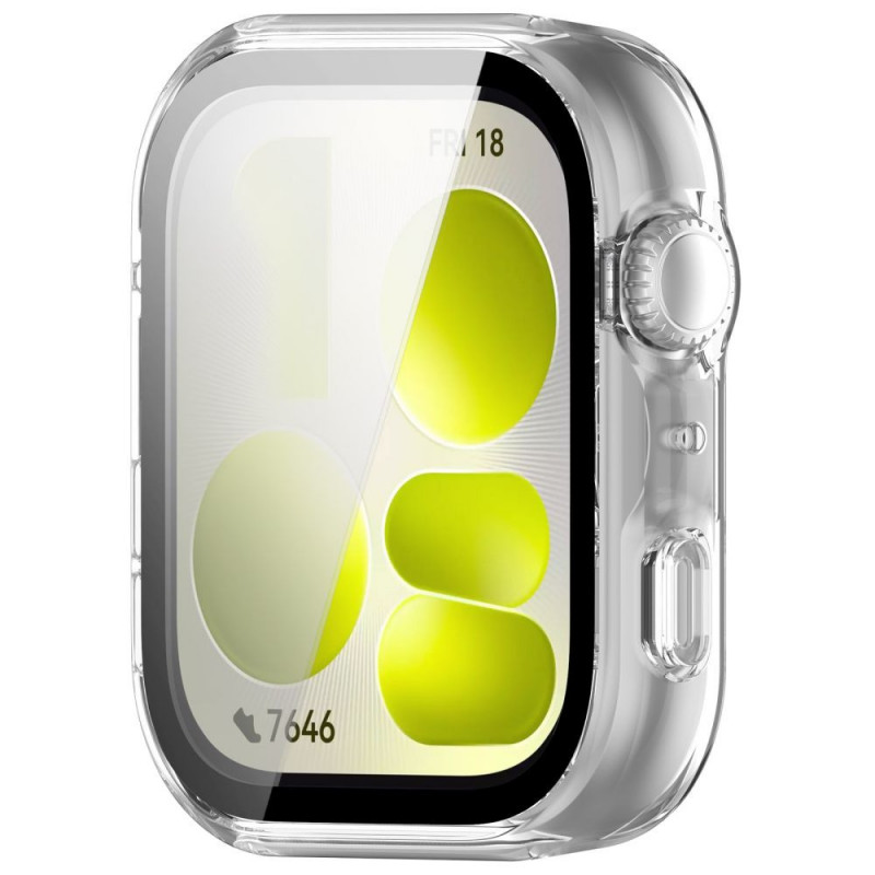 Custodia Tech-Protect Defense per Huawei Watch Fit 5, trasparente