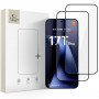 Vetro temperato Tech-Protect Glass Fit+ per Xiaomi 17T Pro (2 pz), nero