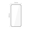 Vetro temperato Tech-Protect Glass Fit+ per Xiaomi 17T Pro (2 pz), nero