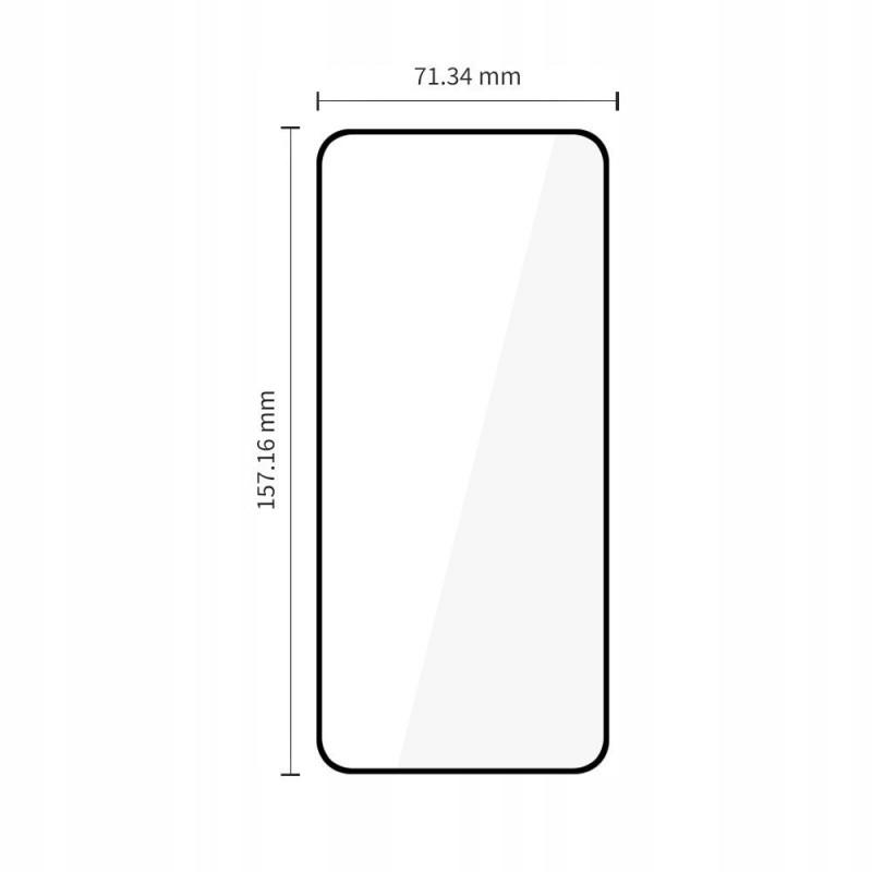 Tech-Protect Glass Fit+ Vetro temperato per Motorola Edge 70 5G (2 pz), nero
