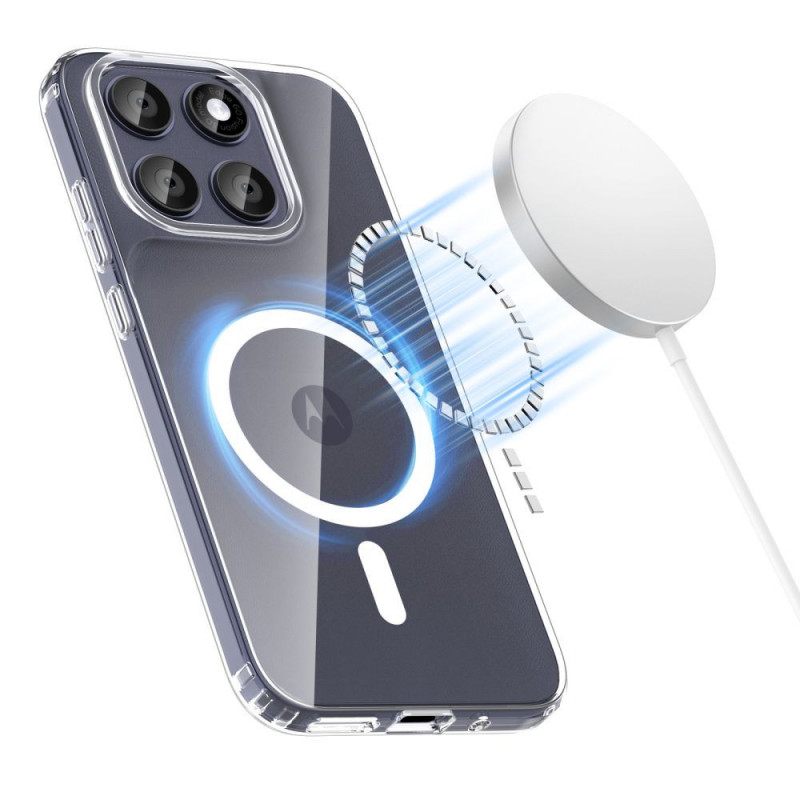 Custodia Tech-Protect FlexAir Hybrid MagSafe THP5503 per Motorola Moto G67 / G77, trasparente