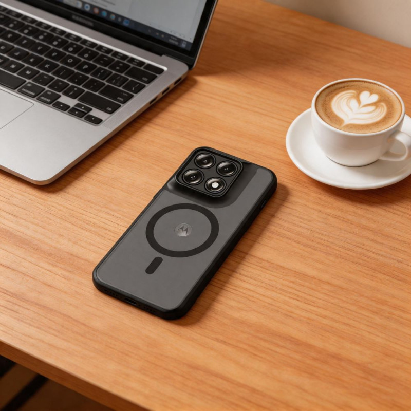 Custodia MagSafe Tech-Protect Magmat per Motorola Edge 70 Pro 5G, nero opaco