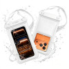 Custodia universale impermeabile galleggiante Tech-Protect UWC7 per smartphone fino a 6.9 pollici, bianca