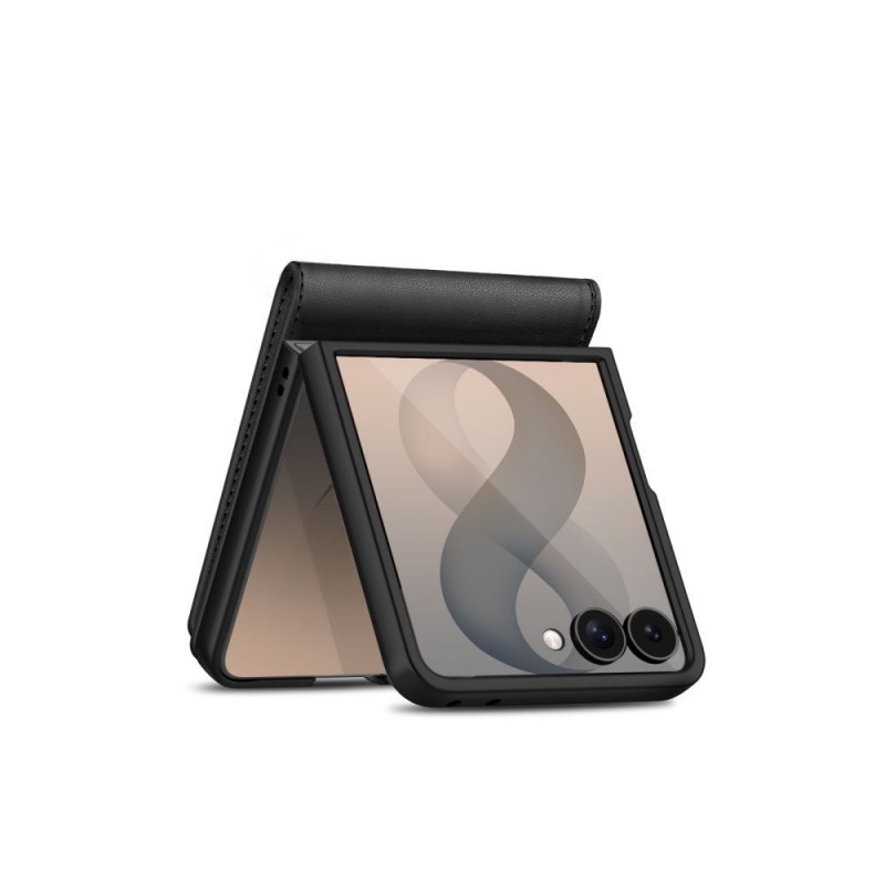 Custodia portafoglio Tech-Protect per Samsung Galaxy Z Flip 8, nera
