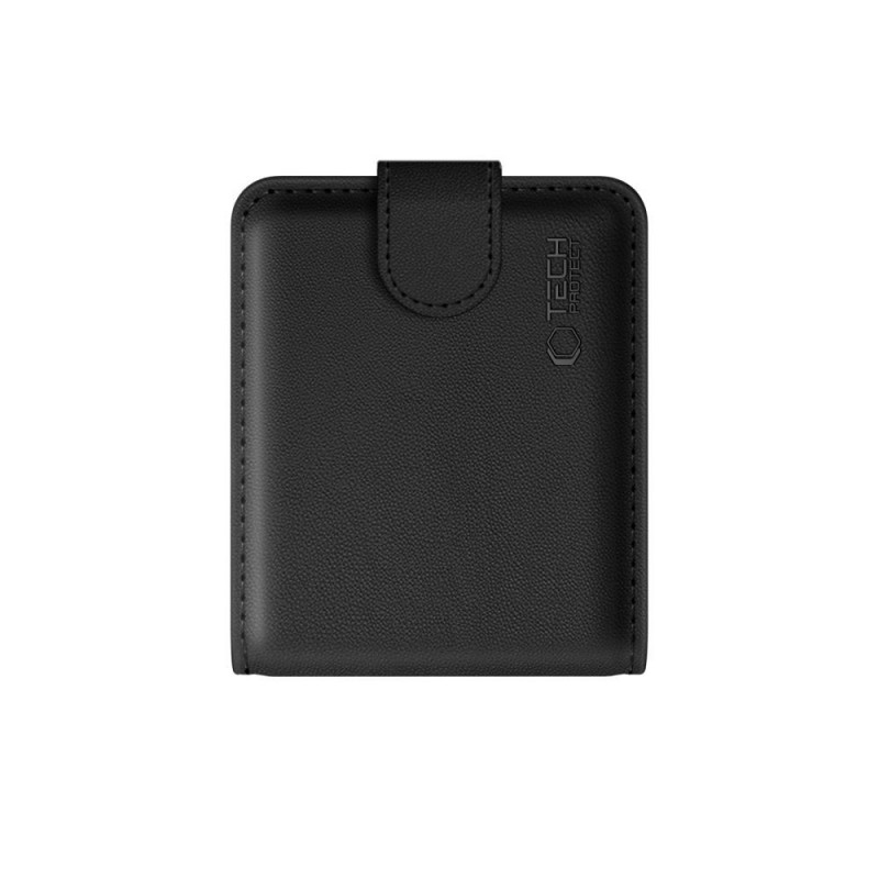 Custodia portafoglio Tech-Protect per Samsung Galaxy Z Flip 8, nera