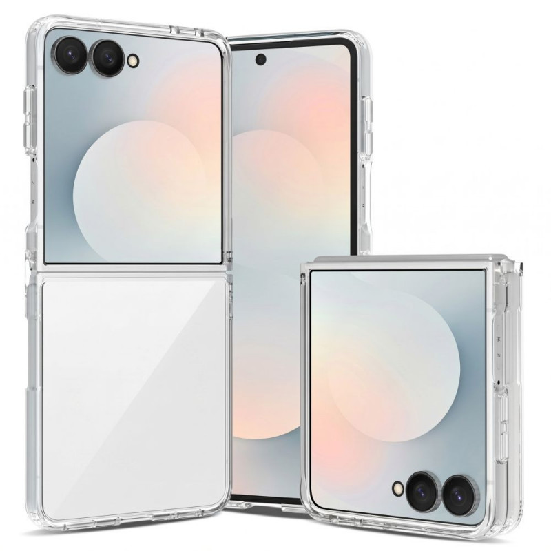 Custodia Tech-Protect FlexAir Hybrid per Samsung Galaxy Z Flip 8, trasparente