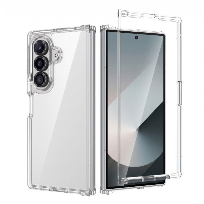 Custodia ibrida Tech-Protect FlexAir per Samsung Galaxy Z Fold 8 Ultra, trasparente