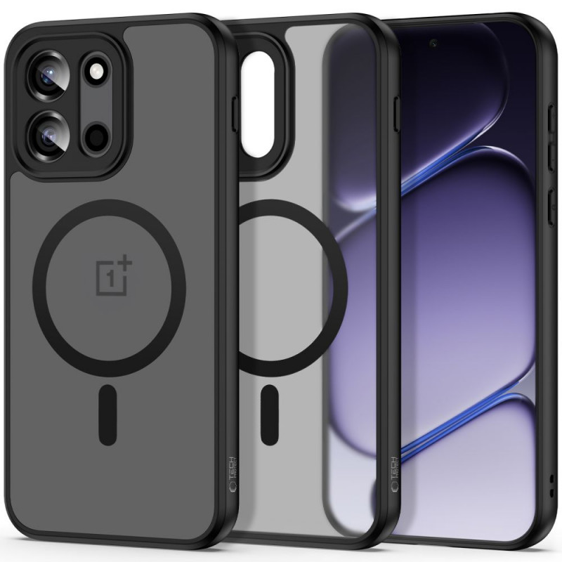 Custodia Tech-Protect Magmat MagSafe per OnePlus Nord 6, nero opaco