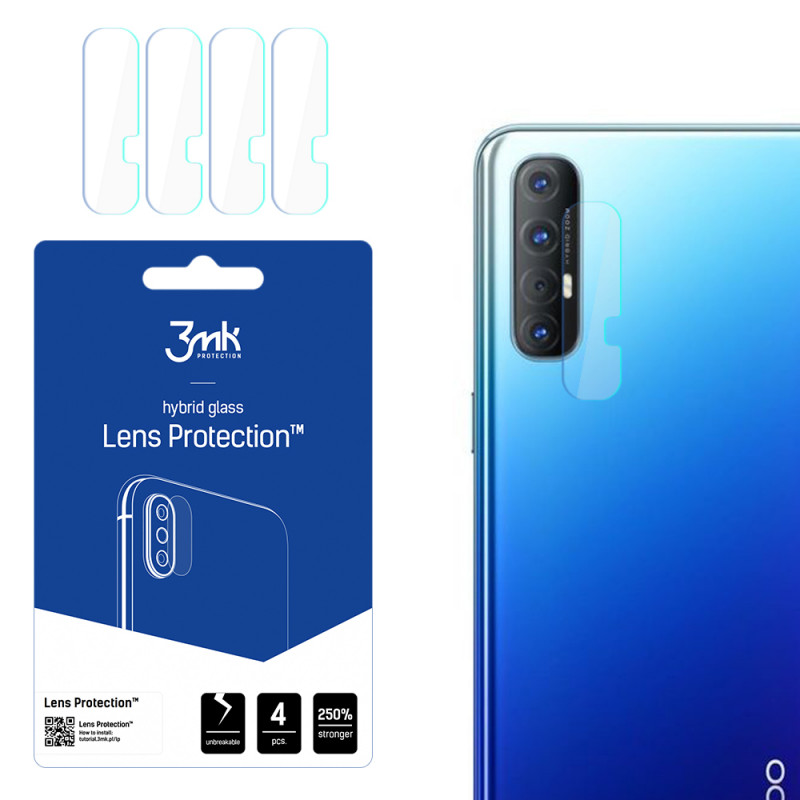 Protezione lenti fotocamera 3MK Lens Protection per Oppo Reno 3 Pro (4 pz), 3MK1517