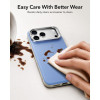 Custodia ESR in pelle con supporto MagSafe per Apple iPhone 17 Pro / 18 Pro, azzurra