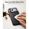 Custodia ESR Leather Kickstand MagSafe per Apple iPhone 17 Pro Max / 18 Pro Max, nera