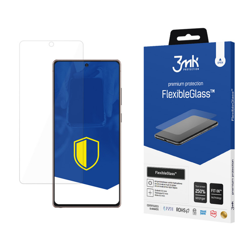 Proteggi schermo in vetro ibrido 3MK FlexibleGlass per Samsung Galaxy Note 20