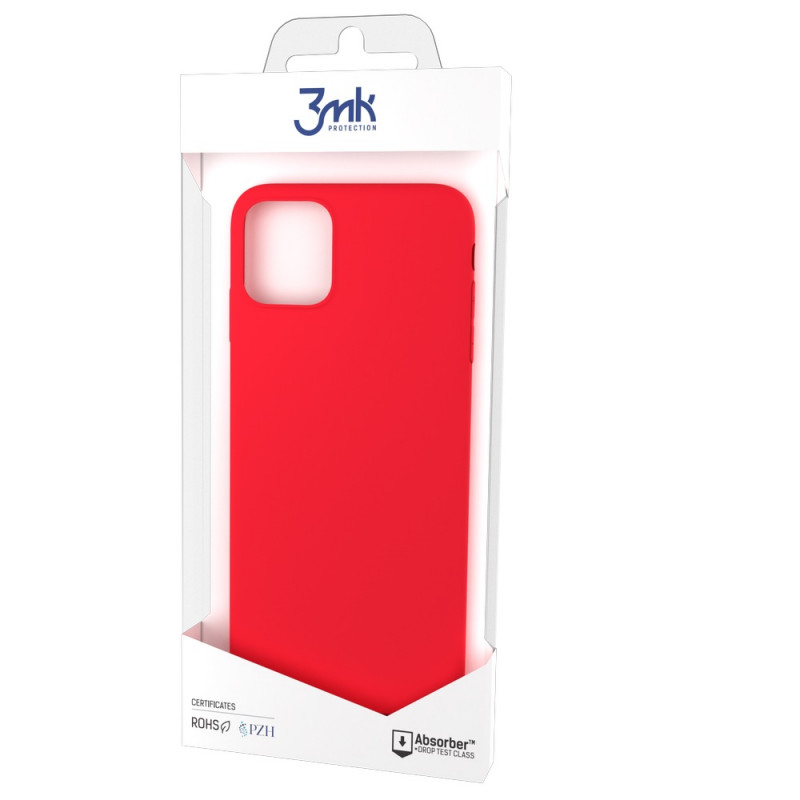Custodia 3MK Matt Case per Apple iPhone 13 (3MK3394STR), rosso fragola
