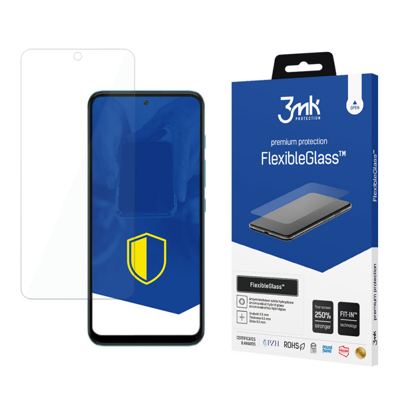 Proteggi schermo in vetro ibrido 3MK FlexibleGlass per Motorola Moto G71 5G