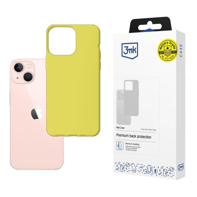 Custodia 3MK Matt Case 3MK4036 per Apple iPhone 14 Plus / 15 Plus, lime