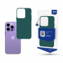 Custodia 3MK Matt Case 3MK4043 per Apple iPhone 14 Pro, verde