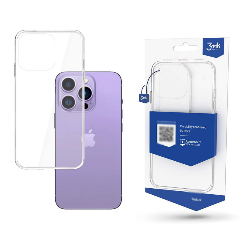 Custodia 3MK Armor Case 3MK4014 per Apple iPhone 14 Pro Max, trasparente