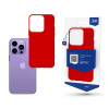 Custodia 3MK Matt Case 3MK4050 per Apple iPhone 14 Pro Max, rossa