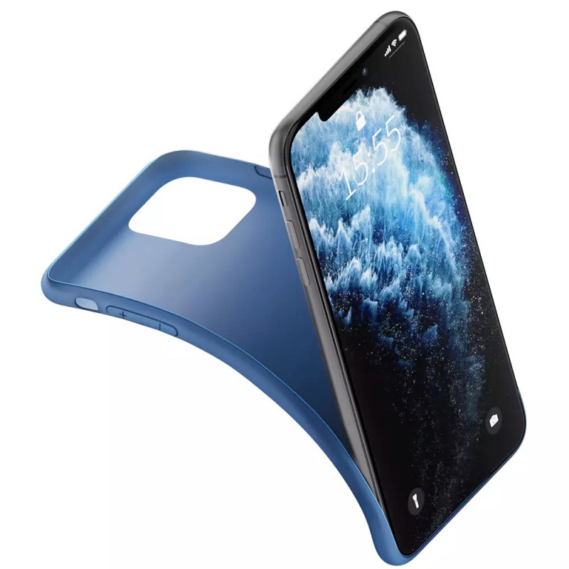 Custodia 3MK Matt Case per Apple iPhone 14 Pro Max, blu