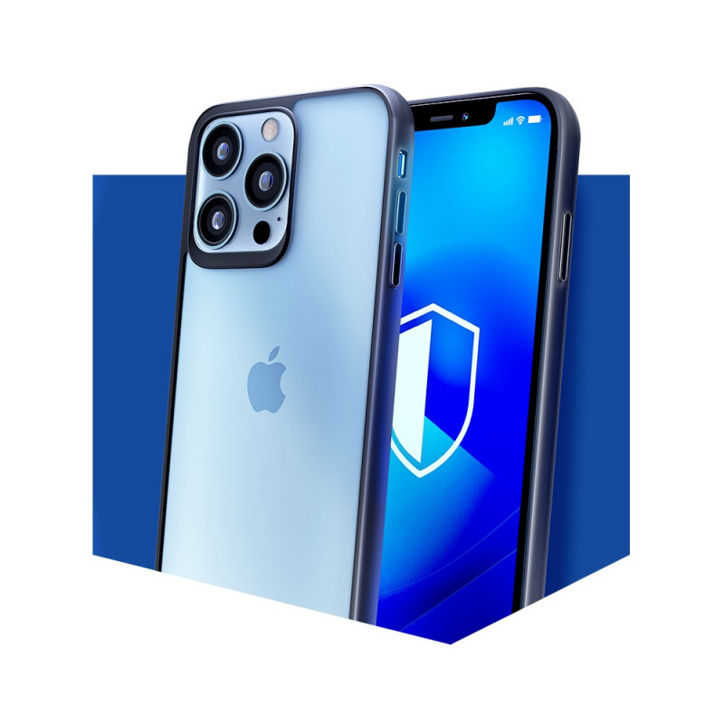 Custodia 3MK Satin Armor Case+ per Apple iPhone 14 Pro Max, nera