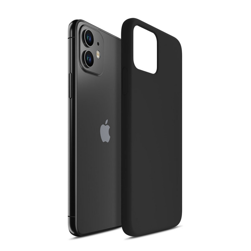 Custodia in silicone 3MK per Samsung Galaxy A24 4G, nera