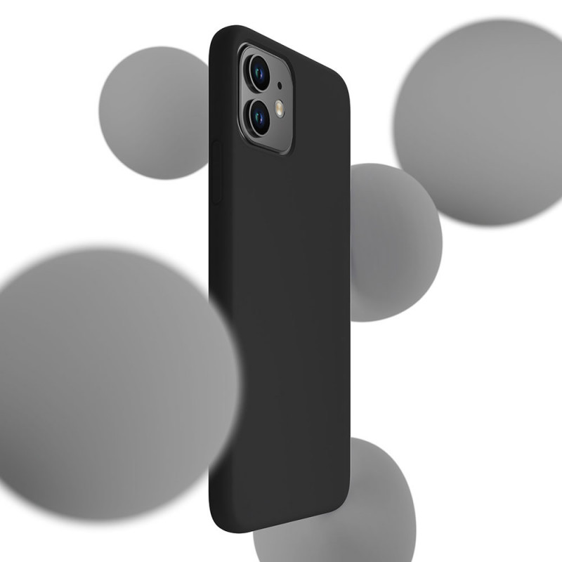 Custodia in silicone 3MK per Samsung Galaxy A24 4G, nera