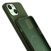 Custodia 3MK Hardy Case MagSafe per Apple iPhone 15 Plus / 14 Plus, alpine green
