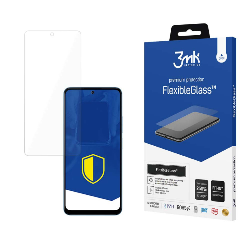 Proteggi schermo in vetro ibrido 3MK FlexibleGlass 3MK5032 per Xiaomi Redmi 12