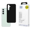 Custodia in silicone 3MK per Samsung Galaxy S23 FE, nera