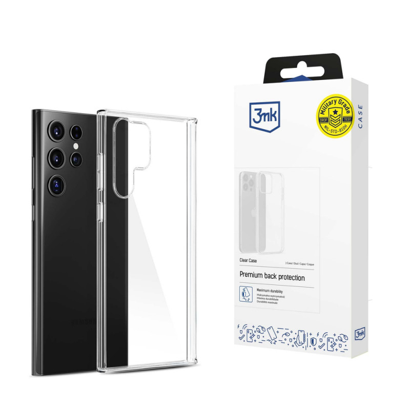 Custodia trasparente 3MK Clear Case per Samsung Galaxy S24 Ultra