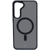 Custodia 3MK Smoke MagCase con MagSafe per Samsung Galaxy S24, semitrasparente
