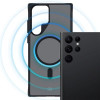 3MK Smoke MagCase con MagSafe per Samsung Galaxy S22 Ultra 5G, semitrasparente