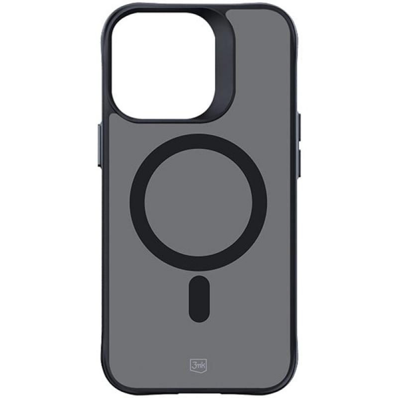 Custodia 3MK Smoke MagCase con MagSafe per Apple iPhone 15 Pro, semitrasparente
