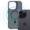 Custodia 3MK Smoke MagCase con MagSafe per Apple iPhone 15 Pro, semitrasparente