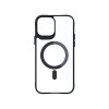 3MK Satin Armor MagCase con MagSafe per Apple iPhone 12 Pro Max, trasparente con cornice nera