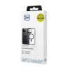 3MK Satin Armor MagCase con MagSafe per Apple iPhone 12 Pro Max, trasparente con cornice nera