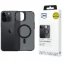 Custodia 3MK Smoke MagCase con MagSafe per Apple iPhone 14 Pro, semitrasparente