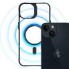 3MK Satin Armor MagCase con MagSafe per Apple iPhone 13 / 14, trasparente con cornice nera (156075-0)