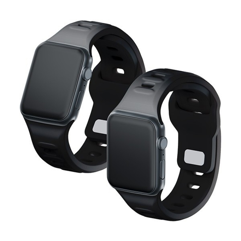 Cinturino in silicone 3mk per Apple Watch 38/40/41 mm, nero